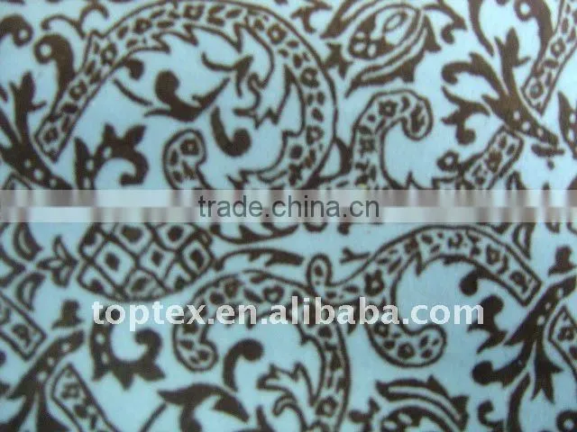 100% polyester brushed minky chenille fabric