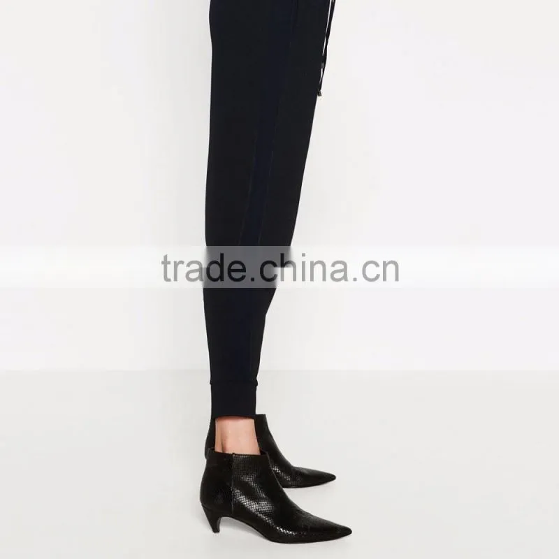 New design women fashion apparel euro classic harem pants wholesale