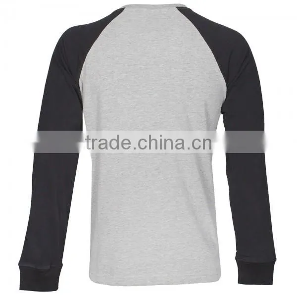 Crew neck embroidered raglan long sleeve sweateshirt