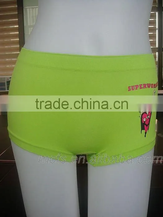 Wholesale super women painting sexy underwear panties seamless ladie's boxer shorts underwear