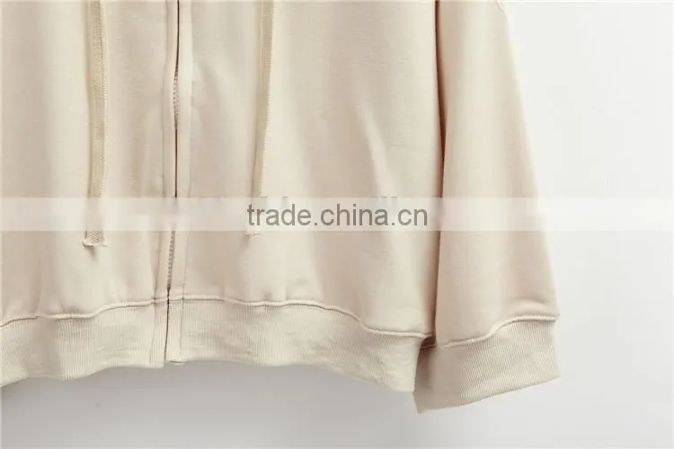 Custom OEM Fashion Wholesale Ladies Hoody /Hot Selling Women Casual Dress