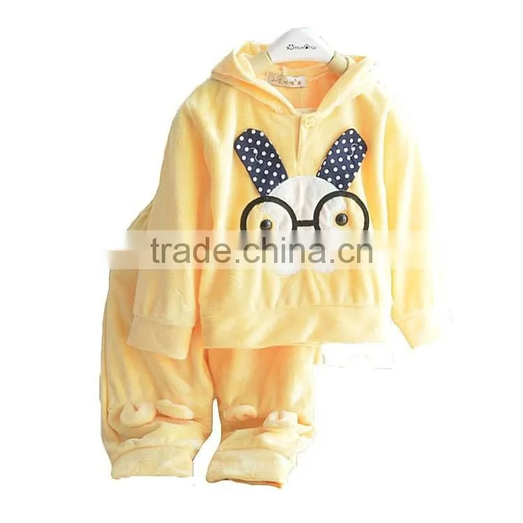 Latest Fashion Winter Child Garment Warm Kids Children Camping Play Clothes Set