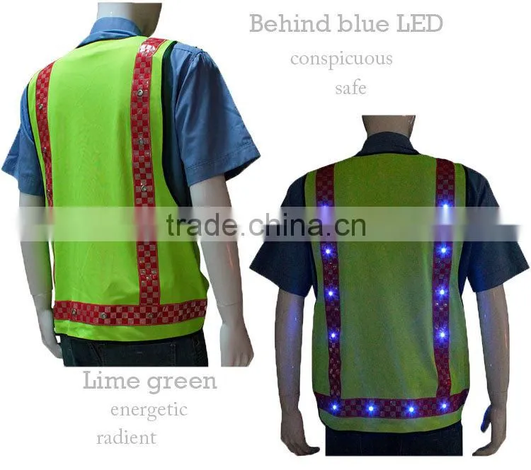 batteries operated work shirt safety clothes led
