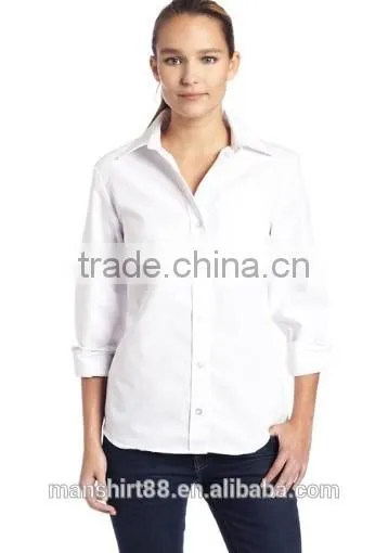2016 women's long sleeve work shirt