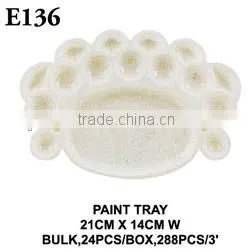 Plastic paint palette,Plastic paint tray,Empty palette, Artist watercolor paint tray