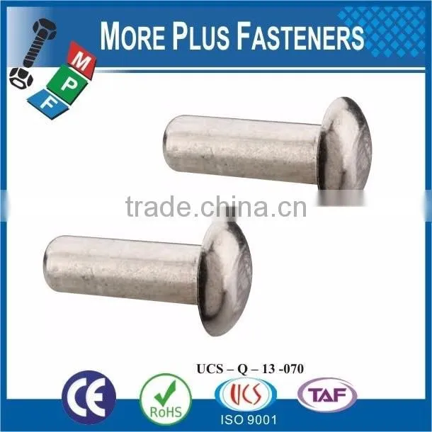 Made In Taiwan Not China Steel Rivet Copper Rivet Round Head Rivet