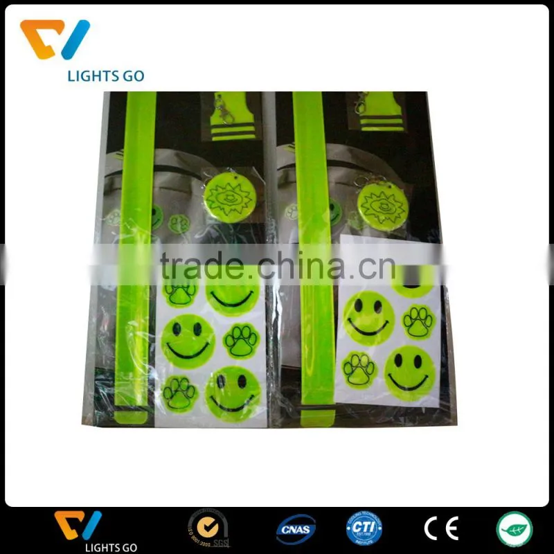 Colorful Reflective Safety Sticker for Bicycle Helmet