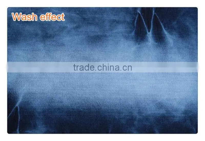 B2081 2014 mercerized cotton poly big stretch compact siro spinning denim fabric price