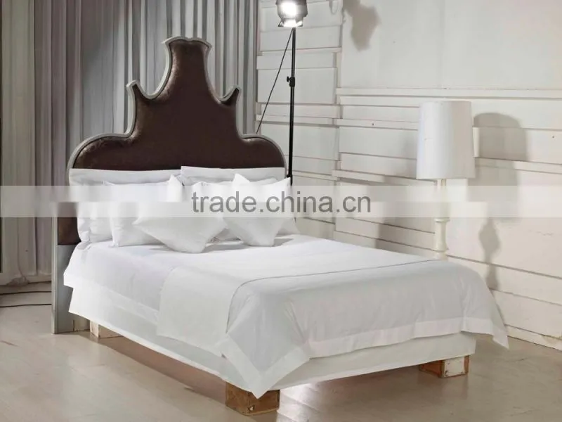 Luxury Bulk White 100% Cotton Hotel Bed Sheets