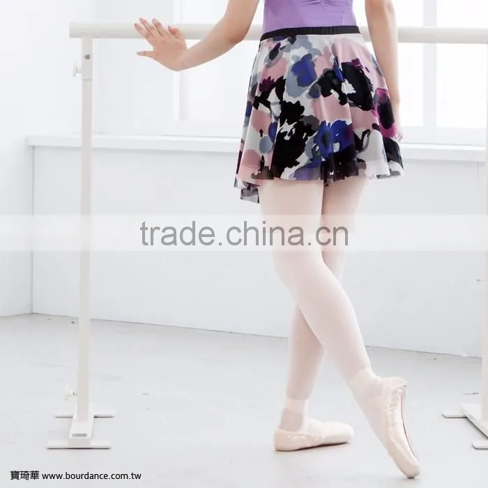 Ballet women pattern convertible pull-on dance skirt