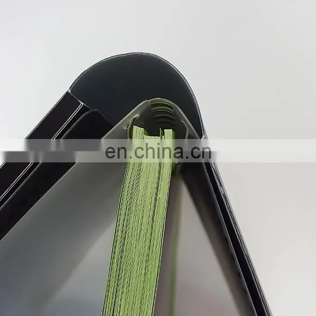 Customized hardcover light up cover surface with button