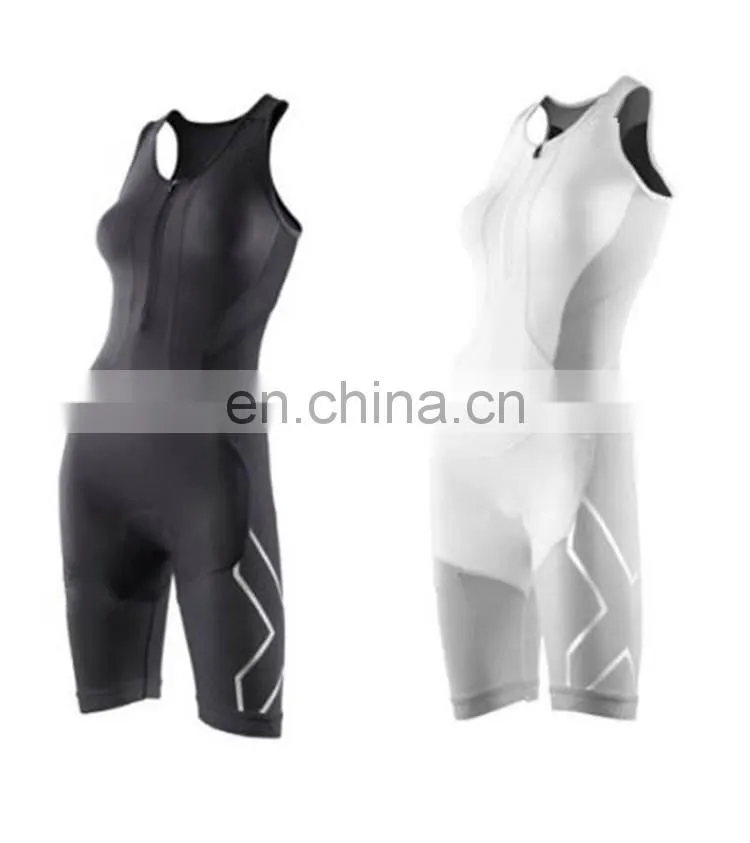 2017 latest design sleeveless triathlon wear for Women