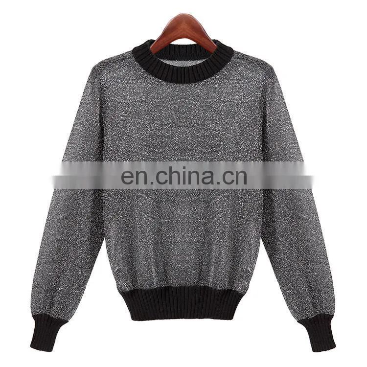 Fashion 2014 A/W New design women computer knitted pullover sweater