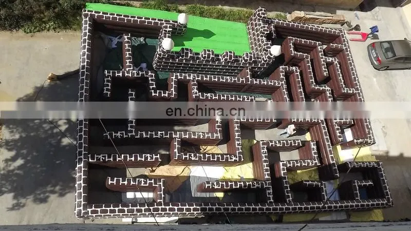 commercial outdoor inflatable maze for sale with EN14960 ,SGS,CE,UL certification