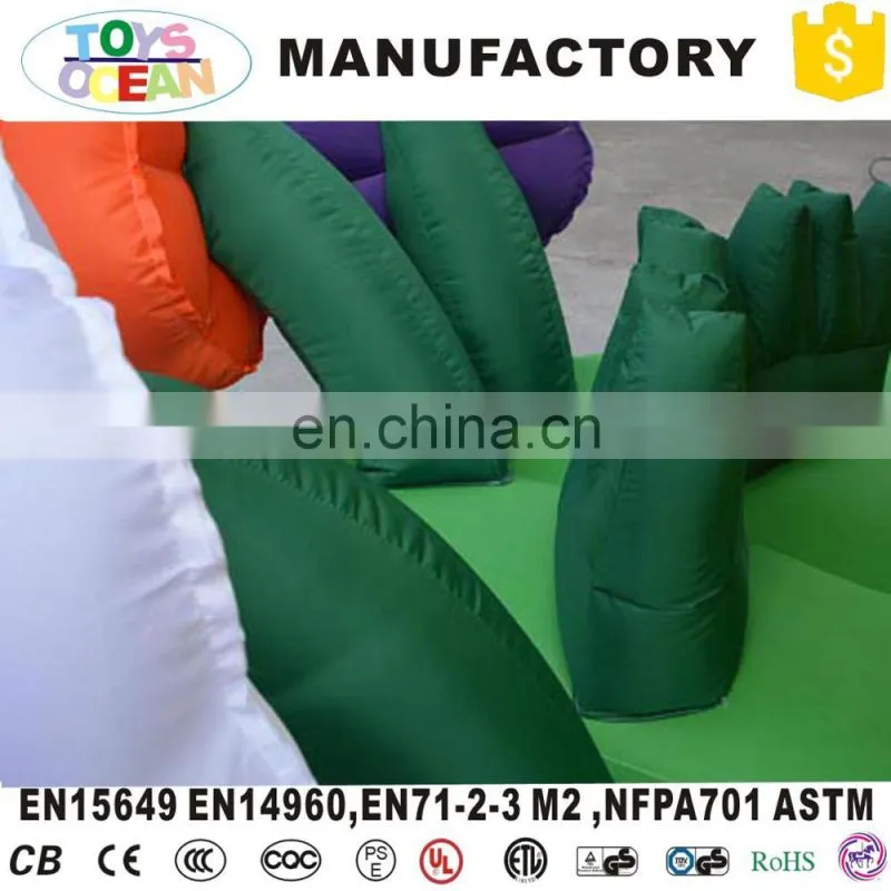 hot sale yellow and blue inflatable advertising sun model with EN14960