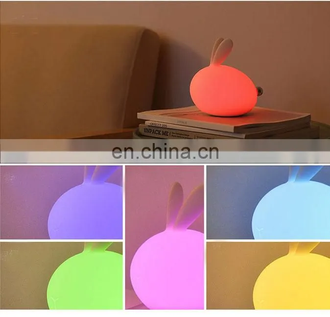 Lovely rabbit fashion night light LED new style rabbit night light for kids