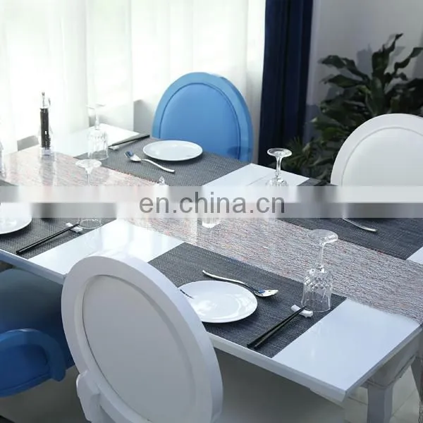 polyester restaurant table cloth for wedding decoration