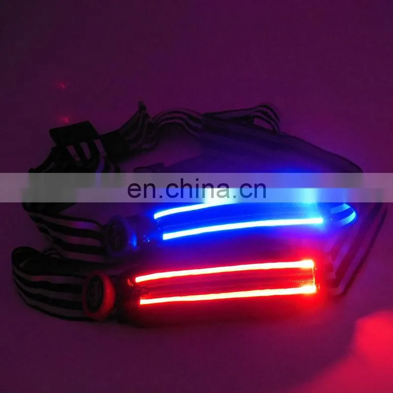 Best selling sports glow belt waistband LED mobile phone bags lighting led phone cases gift bag