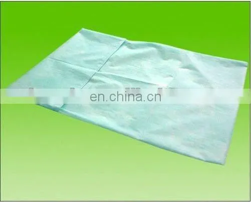 White nonwoven hospital pillow case
