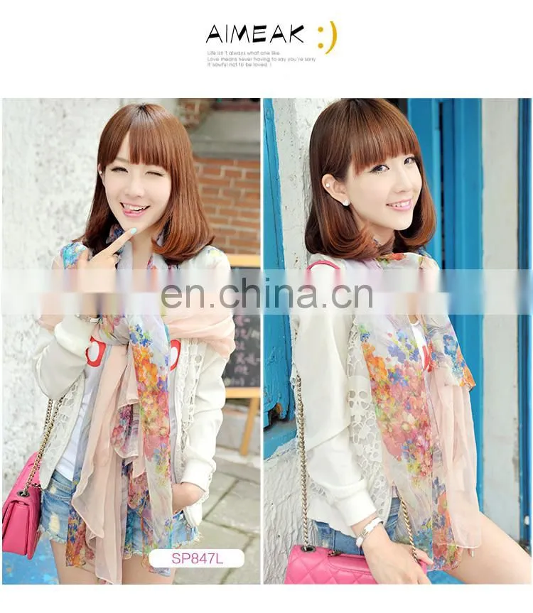 2015Elegant and fashionable women's scarf beach dress autumn