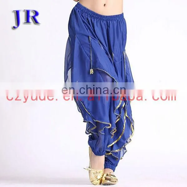 Chiffon coins arabic belly dance harem pant K-4002#