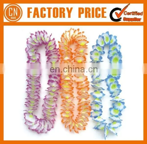 Wholesale Wreathe Lei Promotional Decorative Hawaii Flower Necklace Lei
