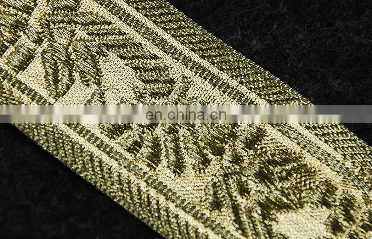 New Products royal style gold lurex ribbon