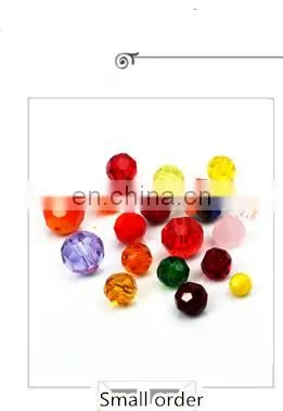 Decorative hole bead Clothing scattered beads for clothing bags garment jewelry making bicone