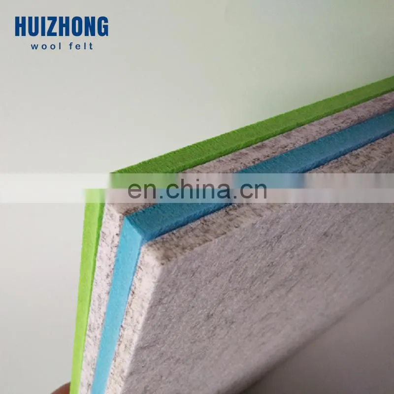 Wholesale 9mm 10mm polyester felt soundproof 3d acoustic diffuser wall panel