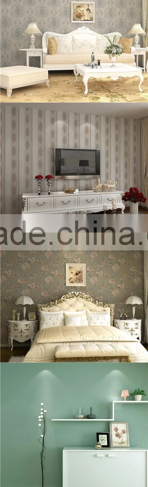 interior wall paper/luxury wall paper