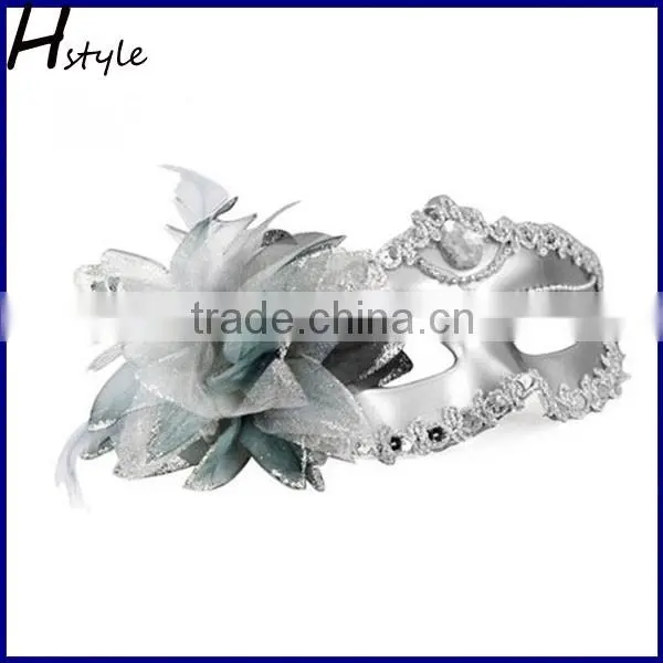 Black Metal Venetian Masquerade Party Mask With Rhinestone MJA100