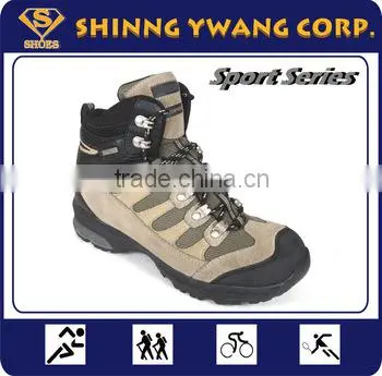 High quality Low Cut Full-Grain Waterproof Nubuck Leather Mountain Hiking Shoe