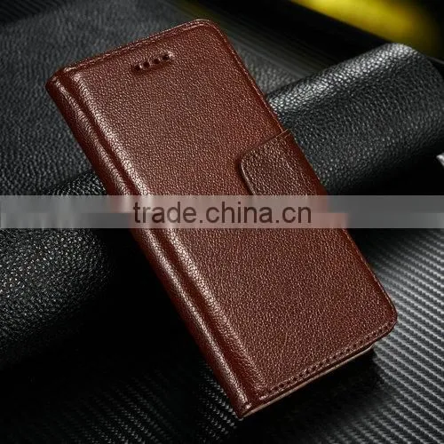 Lichee pattern Leather Card Wallet for iphone 6 flip leather wallet case, leather case for iphone6 4.7" 5.5"