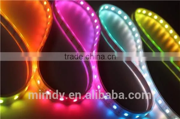 5050 SMD 30/60LED/M RGB Full Color Dream Color WS2812 LED Strip Light with IP67 Waterproof Tube