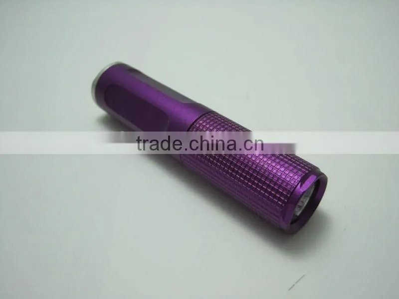 1 led high power aluminum mini flashlight pocket straw hat torchlight