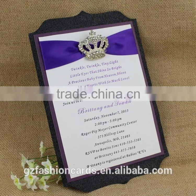 Purple Ribbon Paper Magic Group Christmas Cards Greeting Cards