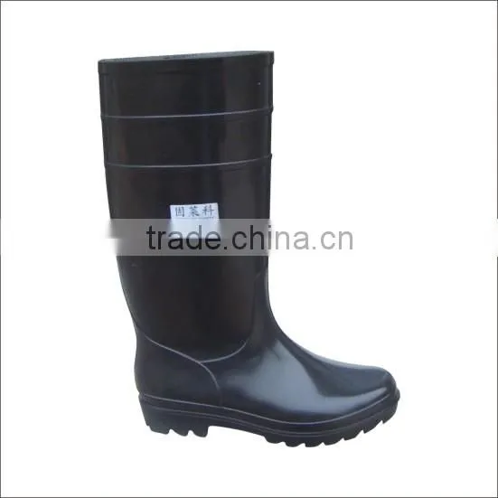 china CE standerd black working boots for food industry boots