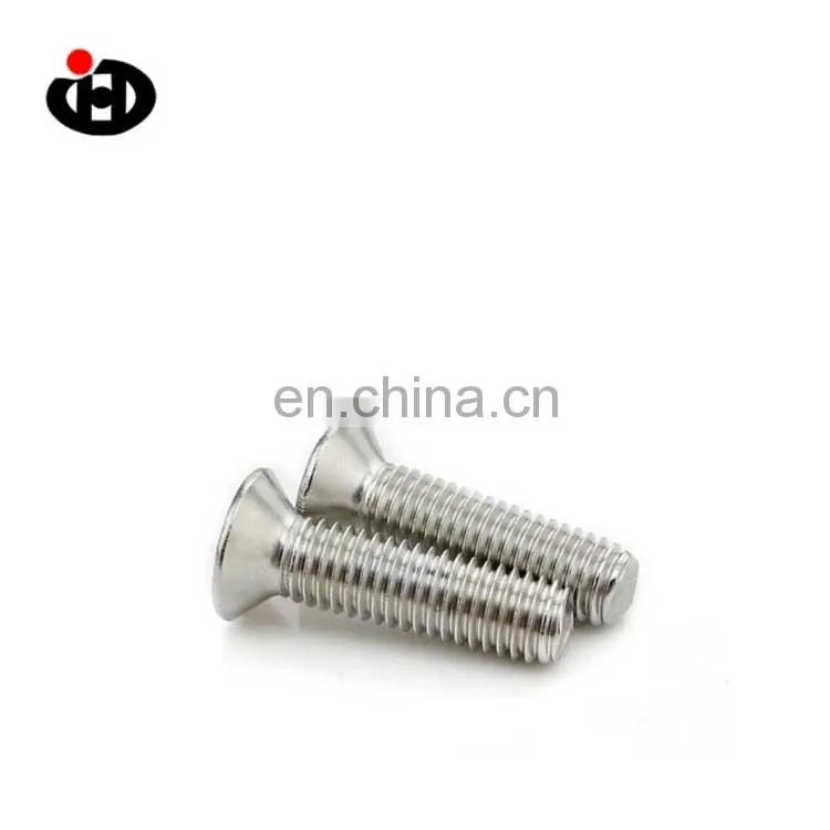 China sell high quality ISO9001 stainless steel cross countersunk head DIN965 machine screws