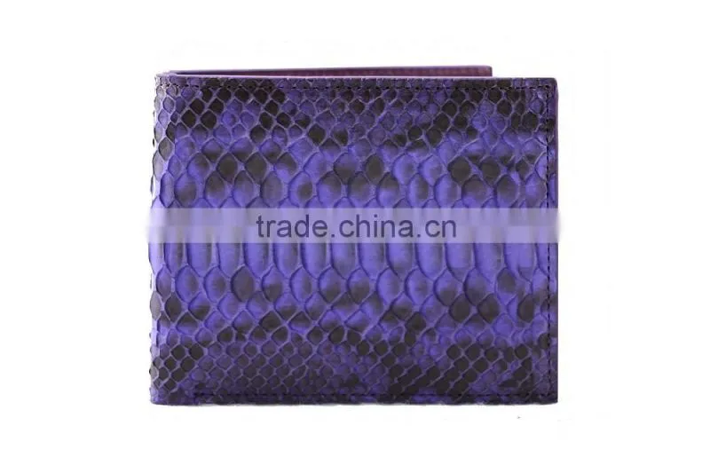 Custom Logo High Quality Genuine Real Python Snake Skin Leather Travel Card Holder Wallet