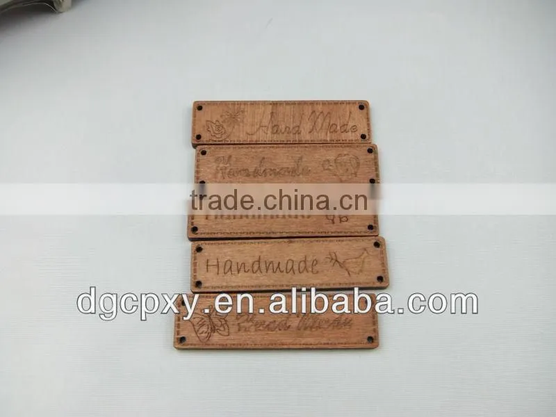wooden various floral button