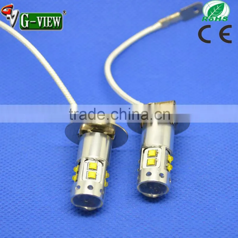 12v auto led bulb H3 50w high lumen car fog daytime running lamps