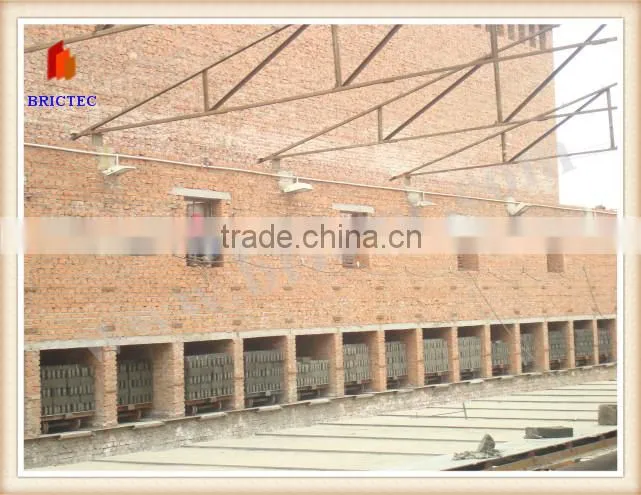 Artificial small tunnel brick dryer with short time construction