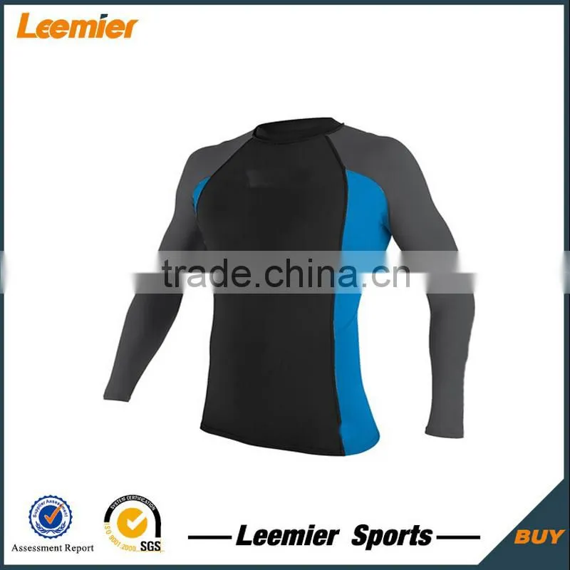 Unisex High quality design printing long sleeve rash guard