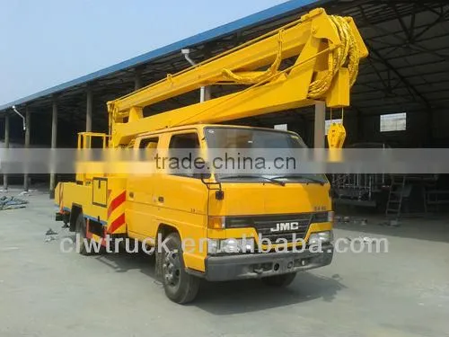2015 new 16-18m chinese aerial platform truck,crew cab JMC aerial platform truck