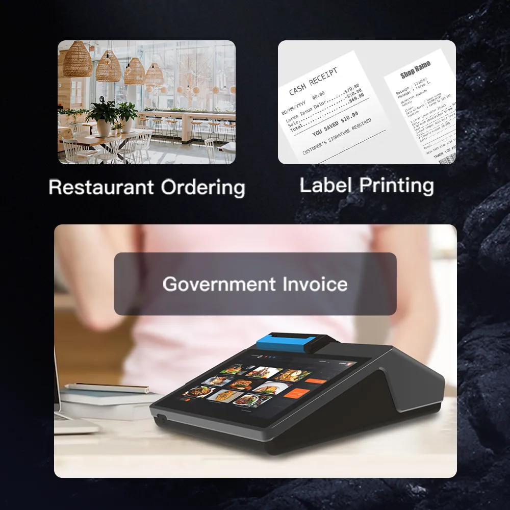 Z100 POS for furniture store order and payment processing