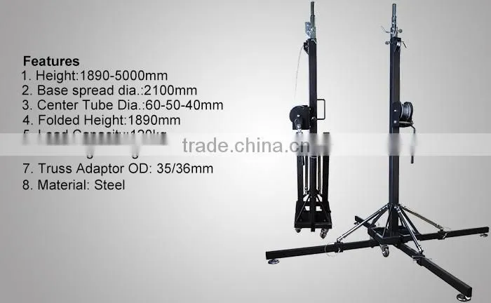 Heavy Duty Outdoor Stage Music LED Light Stand LS012