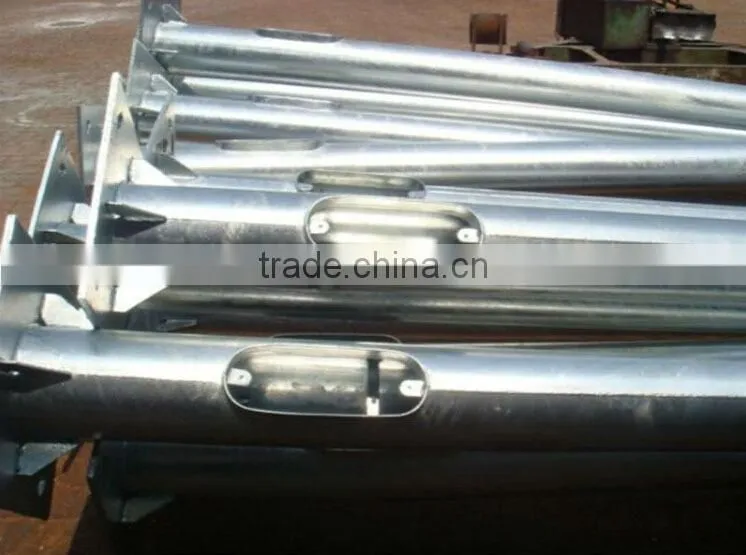 galvanized steel outdoor lighting pole