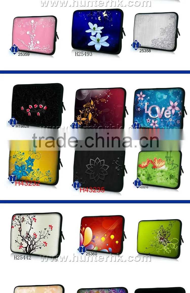 Unique Heart Floral For Laptop Neoprene Case