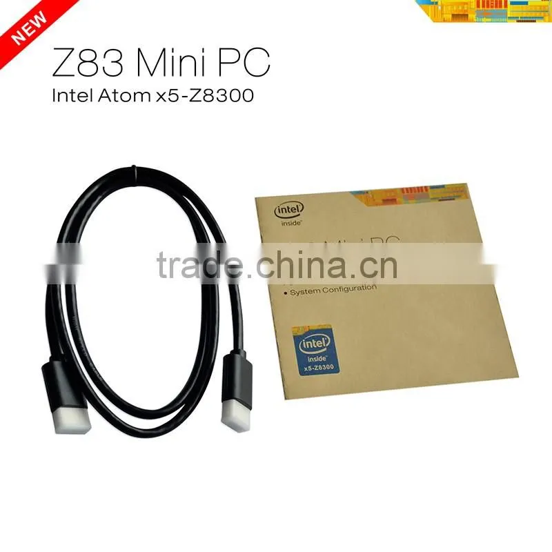 Z83 Mini Pc Window 10 Pro Intel Cpu X5-Z8300 Wintel Mini Pc anddroid tv box