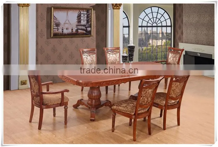 antique extendable large wood folding dining table set